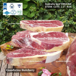 Beef BLADE Australia RALPHS frozen daging rendang empal sampil kecil PORTIONED CUTS 1.5" 4cm (price/pc 1kg)